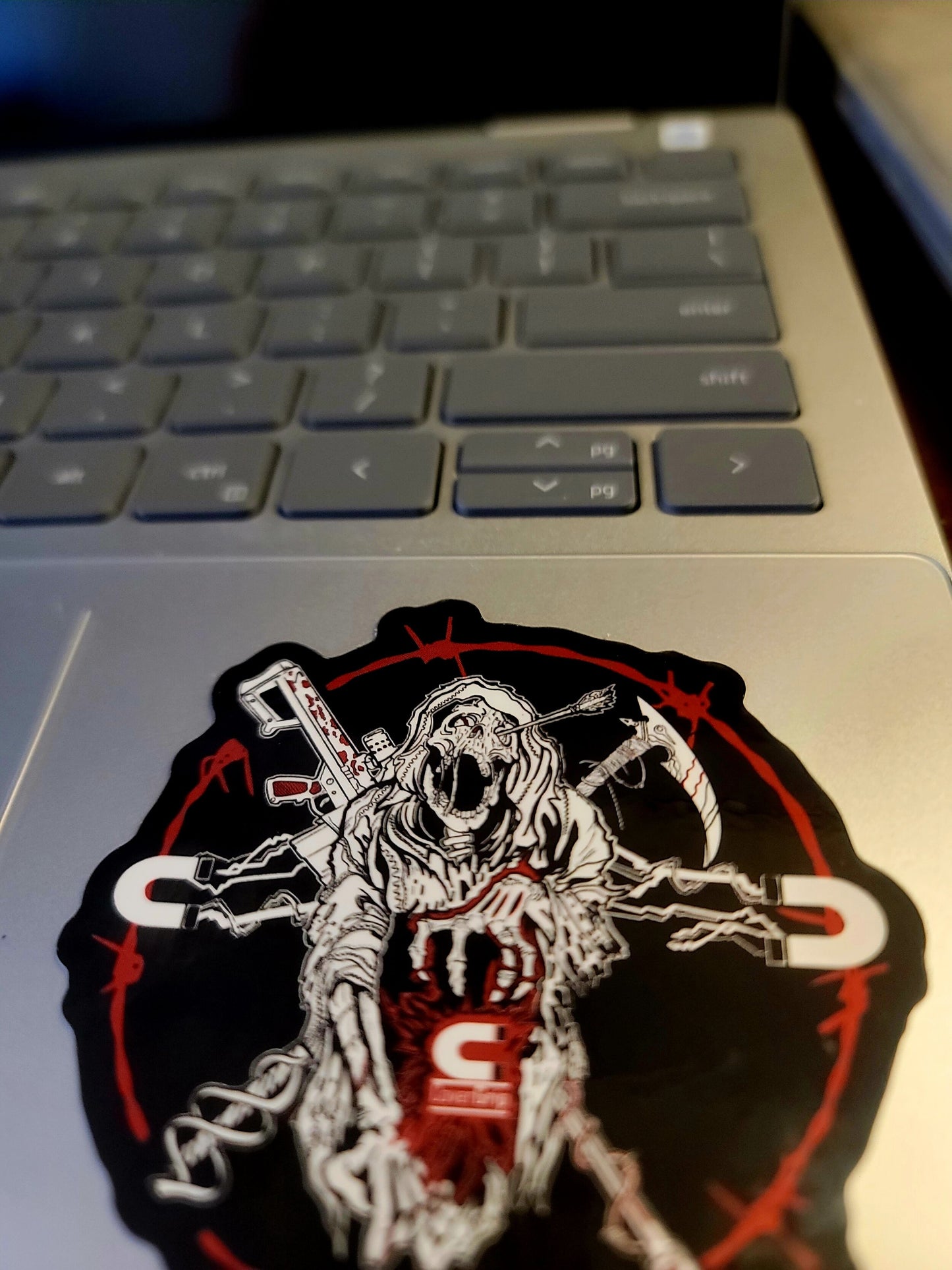 Grim Reaper Sticker 3"